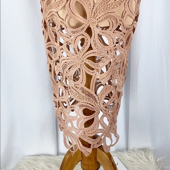 REVOLVE ELLIATT Sight Dress Overlay Bow Lace - Picture 4 of 8